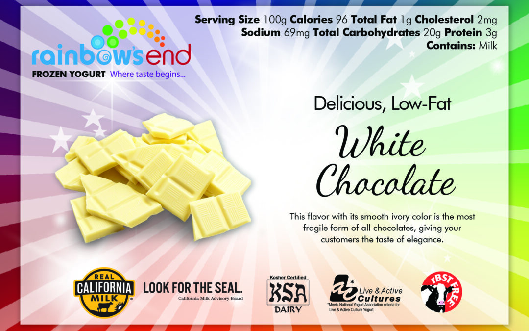Rainbow’s End Classic LF White Chocolate